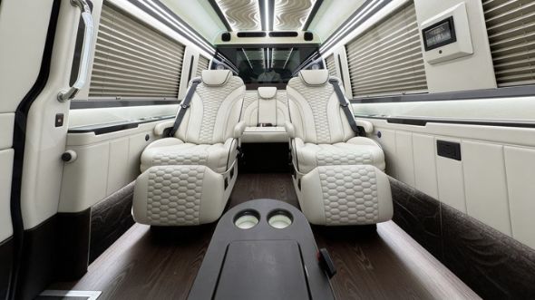 8 passenger sprinter van interior midland