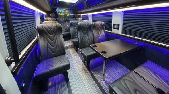 odessa 18 passenger sprinter van interior
