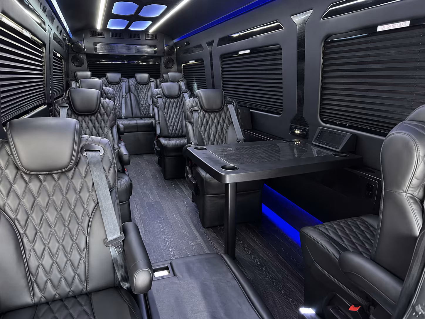 odessa 10 passenger sprinter van inside